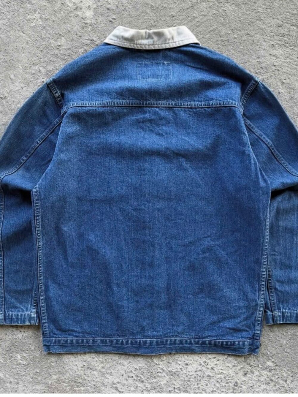 Classic Workwear Style Denim Chore Jacket - Picture 2 of 4